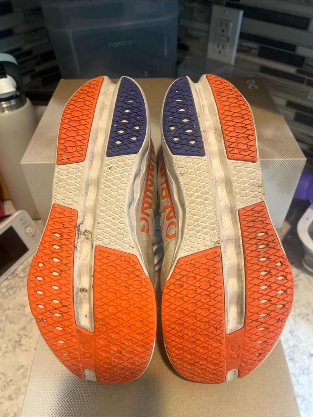 On Running Men’s Cloudsurfer Next Size 11 White/Flame in Color Tons of Life Left - Picture 7 of 17